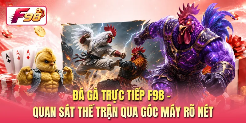 Đá Gà Trực Tiếp F98 - Quan Sát Thế Trận Qua Góc Máy Rõ Nét